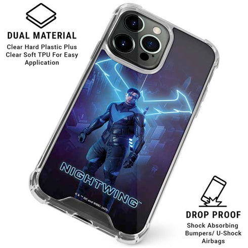 DC Comics Gotham Knights Nightwing iPhone 16 Pro Clear Case